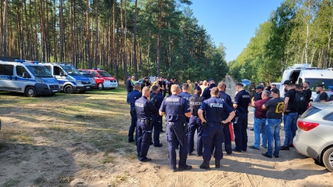 Akcja poszukiwań Jowity Zielińskiej/fot. KPP w Rypinie