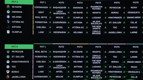 Legia i Jagiellonia wylosowały rywali w LK. Fot: PAP/EPA/SEBASTIEN NOGIER