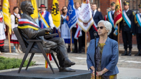 Odsłonięcie pomnika Lecha Bądkowskiego w Gdańsku/fot. Mikołaj Kuras dla UMWKP