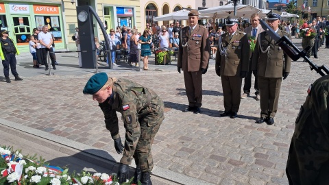 Uroczystości w Bydgoszczy zorganizowano na płycie Starego Rynku/fot: Damian Klich