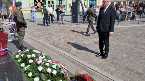 Uroczystości w Bydgoszczy zorganizowano na płycie Starego Rynku/fot: Damian Klich