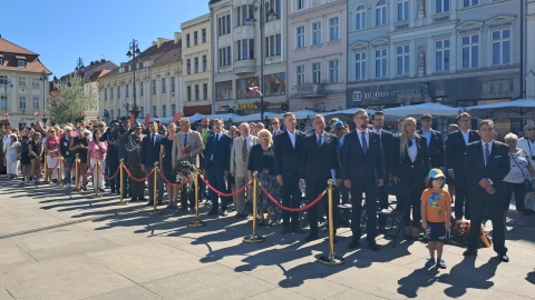 Uroczystości w Bydgoszczy zorganizowano na płycie Starego Rynku/fot: Damian Klich