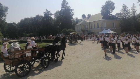 28. Konkurs Pojazdów Konnych odbywa się przy Pałacu w Lubostroniu w powiecie żnińskim/fot. Monika Siwak