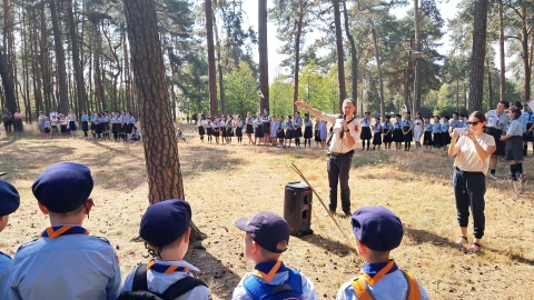 Skauci Europy z Bydgoszczy, Przyłęk i Brzozy rozpoczęli nowy rok szkolny/fot. Magdalena Gill