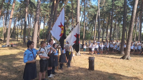 Skauci Europy z Bydgoszczy, Przyłęk i Brzozy rozpoczęli nowy rok szkolny/fot. Magdalena Gill