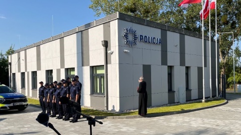 Oficjalne otwarcie posterunku policji w Niemczu/fot. Elżbieta Rupniewska