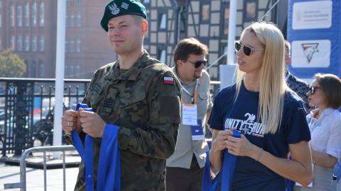 Medale wręczali m.in. Paweł Wojciechowski i Iga Baumgart-Witan/fot. Patryk Głowacki