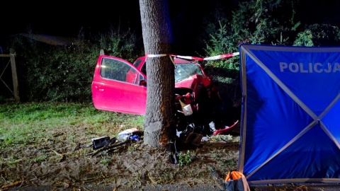 Tragiczny wypadek przy ul. Łochowskiej w Bydgoszczy/fot. materiały policji