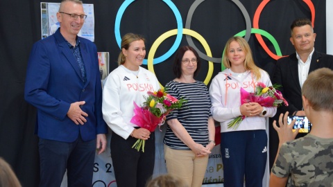 Helena Wiśniewska i Dominika Putto spotkały się z dziećmi/fot. Patryk Głowacki