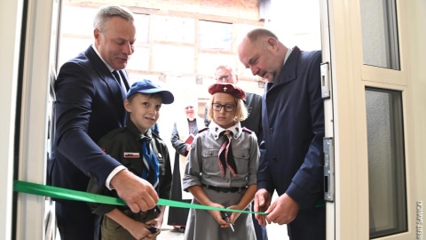 Poszerza się baza bydgoskich harcerzy ZHR. Na bydgoskim Szwederowie oficjalnie otwarto nowy budynek, który powstał dzięki Gminnemu Programowi Rewitalizacji/fot. Elżbieta Rupniewska