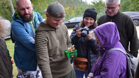 Grzybobranie z Wojewódzką Stacją Sanitarno-Epidemiologiczną w Bydgoszczy i z Nadleśnictwem Bydgoszcz/fot. Wojewdzka Stacja sanitarno-Epidemiologiczna/Facebook