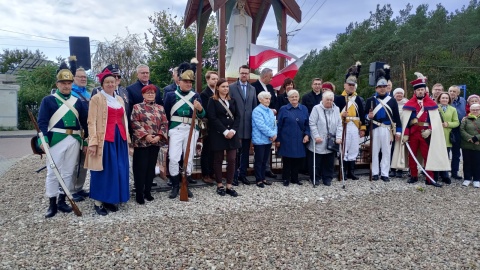 Zielonka pod Bydgoszczą świętowała 230. rocznicę Rezurekcji Kościuszkowskiej i przejścia wojsk generała Dąbrowskiego przez teren obecnego sołectwa/fot. Wiktor Sobociński