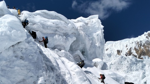 Krzysztof Słomiński na szczycie Manaslu stanął 25 września/fot. materiały prywatne Krzysztofa Słomińskiego