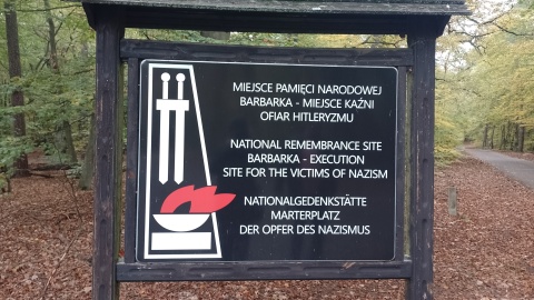 Na grobach pierwszych ofiar II wojny światowej zapłonęły dziś znicze, także na toruńskiej Barbarce, gdzie od października do grudnia 1939 r. Niemcy zamordowali co najmniej 600 mieszkańców - przedstawicieli inteligencji, elit politycznych i gospodarczych/fot. Michał Zaręba