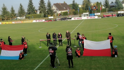 Pierwszy w naszym województwie stadion z mieszaną murawą otwarto uroczyście w Sicienku koło Bydgoszczy/fot. Monika Siwak