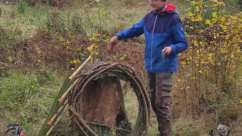 W Nadleśnictwie Osie zamontowano sztuczne gniazdo, aby przyciągnąć rybołowy i zachęcić je do osiedlenia się na tym terenie/fot. nadesłane