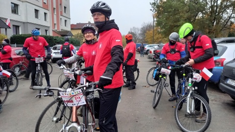 Rowerowy Rajd Niepodległości wyruszył z Bydgoszczy/fot. Tatiana Adonis