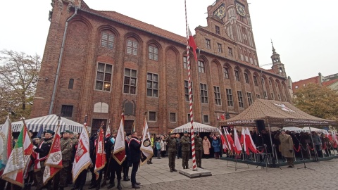 Oficjalne uroczystości na Rynku Staromiejskim w Toruniu/fot. Monika Kaczyńska