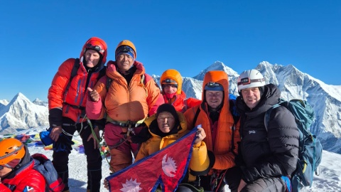 Sławomir Wiśniewski zdobył w Himalajach szczyt Ama Dablam/fot. materiały prywatne