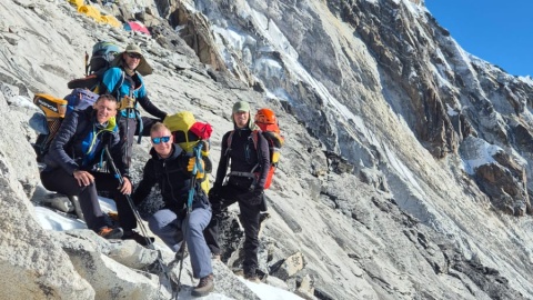 Sławomir Wiśniewski zdobył w Himalajach szczyt Ama Dablam/fot. materiały prywatne