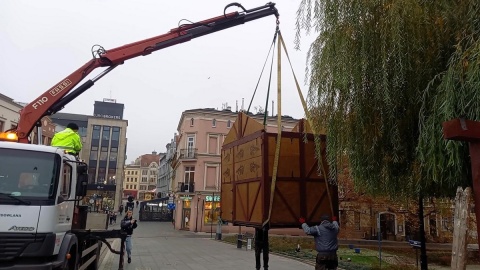 Przygotowania do jarmarku bożonarodzeniowego w Bydgoszczy/fot. Tatiana Adonis