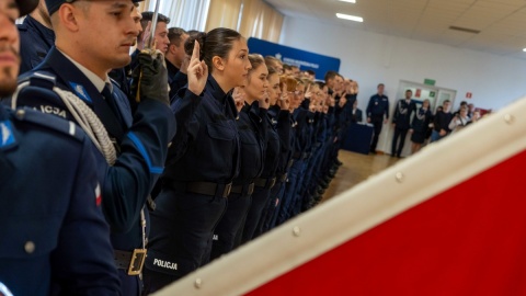 W szeregi kujawsko-pomorskiej policji wstąpiło 59 osób/fot. KWP w Bydgoszczy