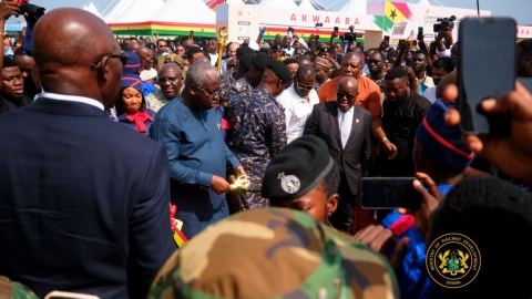 Inauguracja linii kolejowej Tema–Mpakadan/fot. Ghana Ministry of Railway Development