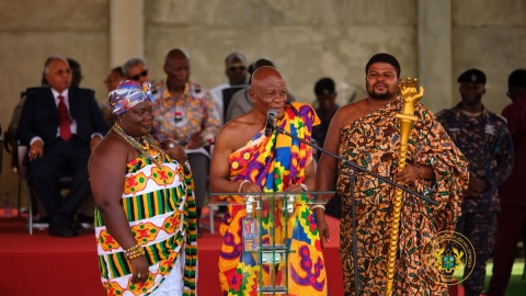 Inauguracja linii kolejowej Tema–Mpakadan/fot. Ghana Ministry of Railway Development