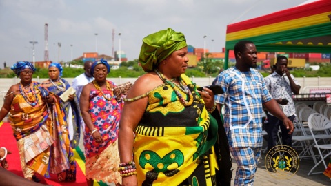 Inauguracja linii kolejowej Tema–Mpakadan/fot. Ghana Ministry of Railway Development