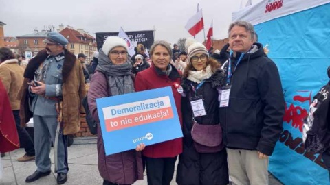 Protest w Warszawie/fot. nadesłane