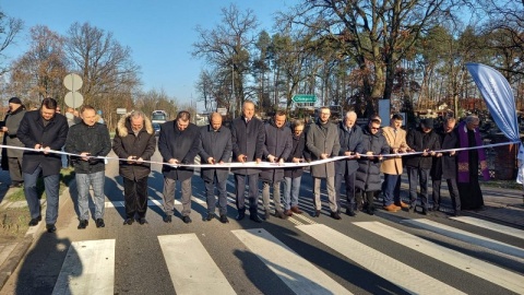 13-kilometrowy odcinek drogi wojewódzkiej nr 254 pomiędzy Brzozą a Łabiszynem już zmodernizowany i uroczyście oddany do użytku/fot. Agata Raczek