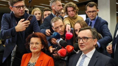 Sejmowa komisja regulaminowa opowiedziała się we wtorek za wnioskiem o wyrażenie zgody na zatrzymanie i doprowadzenie posła PiS Zbigniewa Ziobry przed komisję śledczą ds. Pegasusa/fot. PAP/Paweł Supernak