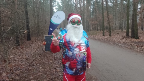 Mikołajkowy parkrun w Toruniu/fot Michał Zaręba