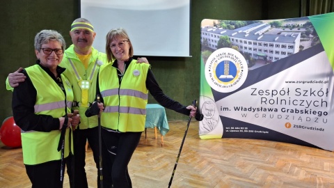 W Grudziądzu zorganizowano pokaz mody odblaskowej i happening bezpieczeństwa na drodze/fot. Marcin Doliński