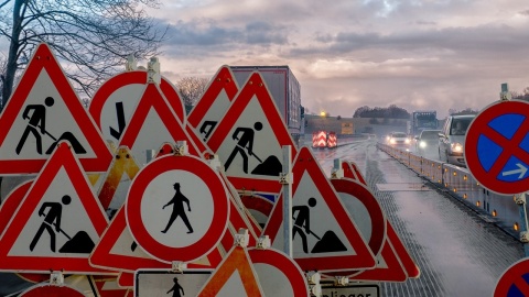 Pierwszy tak duży remont od 17 lat. Do listopada spore utrudnienia na Autostradzie A1