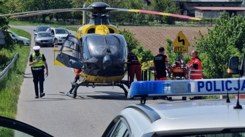 Pijany motocyklista doprowadził do kolizji. Miał dożywotni zakaz kierowania