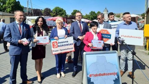 Horała wsparł kampanię Joanny Borowiak. Skrytykował działania rządu w sprawie CPK