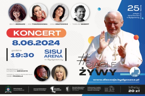 Widowisko i uwielbienie, czyli wielki koncert pamięci Jana Pawła II w Sisu Arenie [wideo]