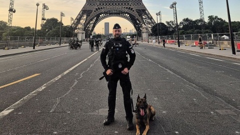 Przygoda życia bydgoskiego policjanta. W czasie igrzysk olimpijskich patroluje Paryż