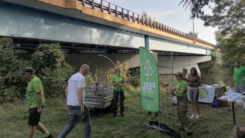 Bydgoszczanie zabrali się za sprzątanie brzegu Akcja Czysta Wisła... nad Brdą