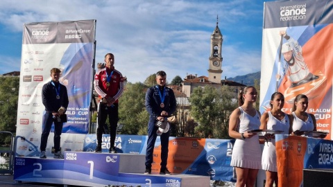 Mateusz Polaczyk z Zawiszy Bydgoszcz triumfował w PŚ. To już drugie podium w tym sezonie [zdjęcia]