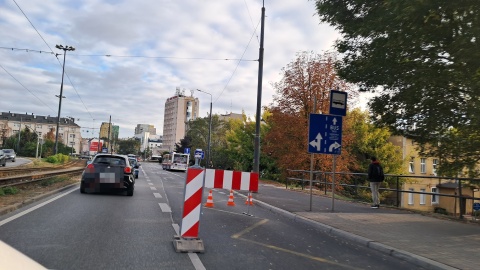 Kolejne utrudnienia na bydgoskim Moście Bernardyńskim. Jeden pas ruchu wyłączony