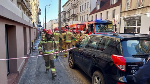 Pożar kamienicy w centrum Bydgoszczy Z budynku ewakuowano 16 osób [zdjęcia]