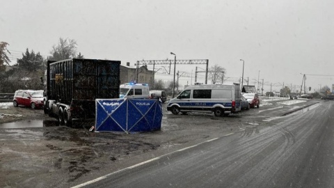 Rowerzystka potrącona przez ciężarówkę w Kotomierzu. Nie przeżyła wypadku