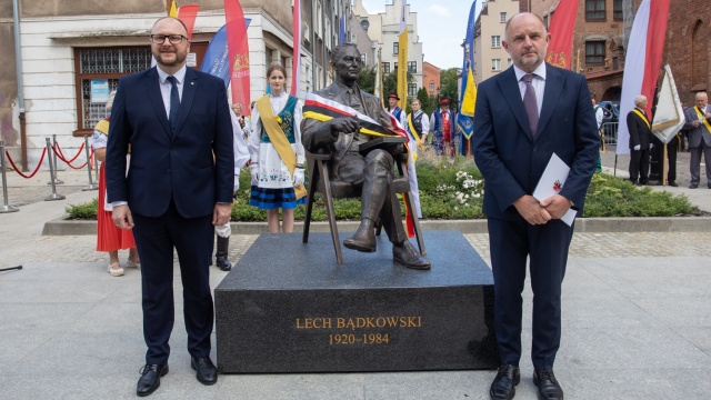 Pochodził z Torunia, życie poświęcił ojczyźnie. Pomnik Lecha Bądkowskiego odsłonięty w Gdańsku [zdjęcia]