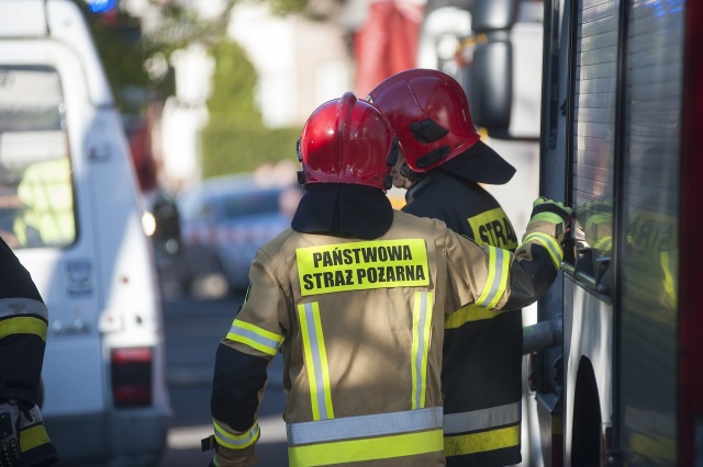 Strażacy ze Świecia usunęli z drogi plamę oleju. Ciągnęła się przez trzy kilometry