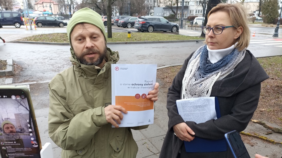 Toruńscy społecznicy opublikowali „Raport o stanie ochrony zieleni w trakcie budowy nowej linii tramwajowej do osiedla Jar”. Jak wynika z dokumentu, podczas inwestycji nie został dopełniony obowiązek ochrony środowiska/fot: Monika Kaczyńska