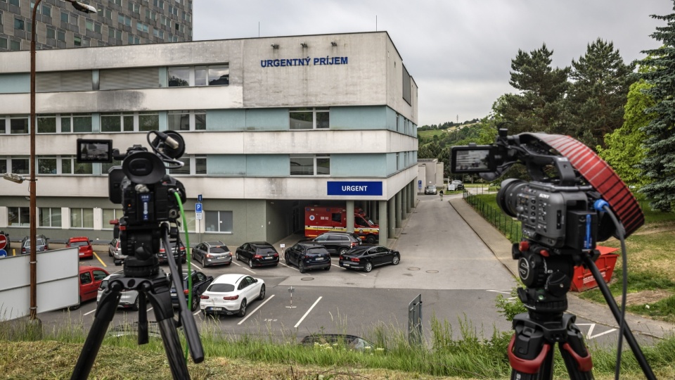 Szpital w Bańskiej Bystrzycy, w którym przebywa premier Słowacji Robert Fico/fot. Martin Divisek, PAP