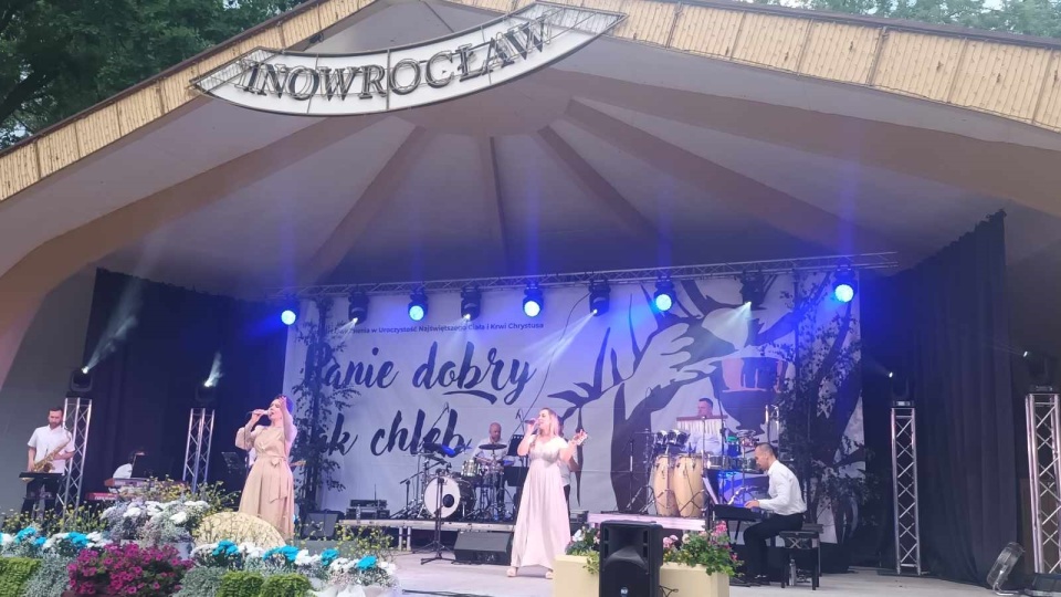 III Koncert Uwielbienia zakończył tegoroczne uroczystości Bożego Ciała w Inowrocławiu/fot: Marcin Glapiak