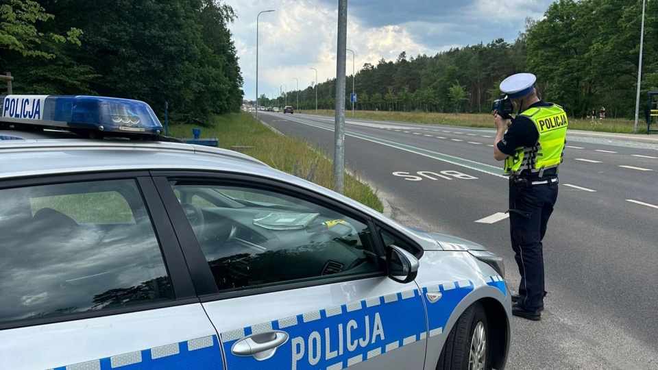 W długi weekend policja uważnie obserwuje kierowców/fot. KWP Bydgoszcz